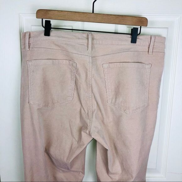 Loft blush pink modern boot corduroy pants 33 16 t - Picture 5 of 9